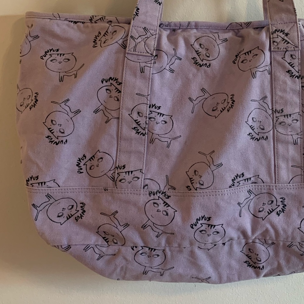 Purple Graphic Tote Bag from Tokyo